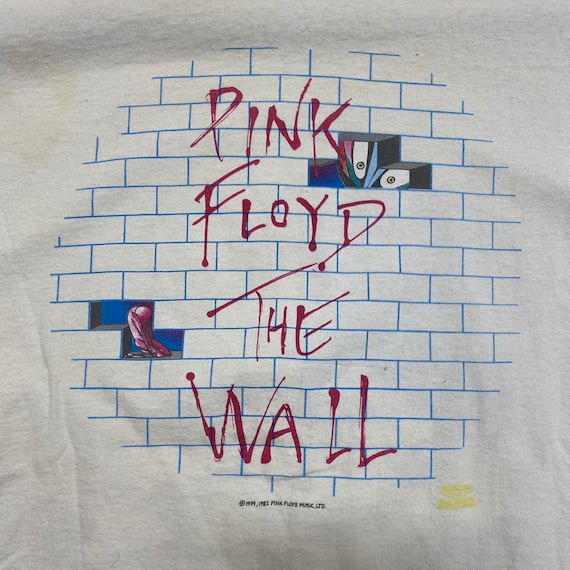 1982 Pink Floyd the Wall T-shirt Tour Shirt Backstage Pass