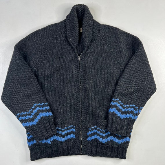 Vintage Hand Knit 100% Wool Cowichan Siwash Sweat… - image 4