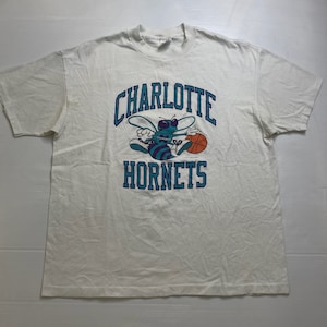 90s Charlotte Hornets T-shirt Sz XL (a3854)