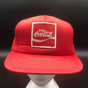 80s Enjoy Coca-Cola Patch Snapback Hat