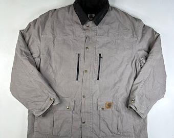 90s Carhartt Fleece Lined Jacket Sz XL (X724)