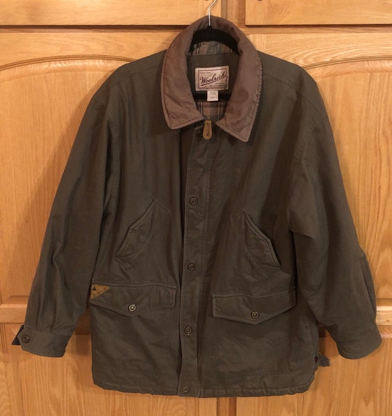 Woolrich Army Green Parka Men’s Large