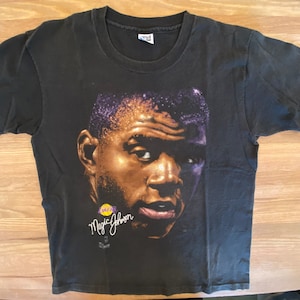 Camiseta Magic Johnson LA Lakers dos anos 90 Tamanho XL (A706)