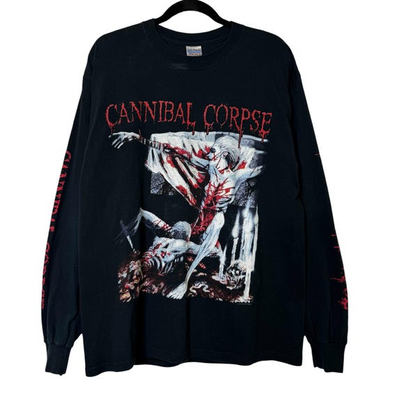 Cannibal Corpse ロングスリーブT 2002 Cannibal Corpse Long Sleeve T-shirt Sz L (A6360) - Etsy