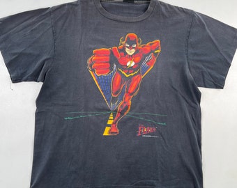 Desaturated Flash Adult Ringer T Dco Shirt Desaturated Flash Adult Ringer T Dco Shirt