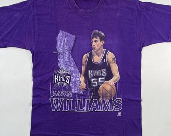 4thQuarterVintage 90s Jason Williams Kings T Shirt Size Large