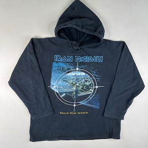 Iron Maiden Hoodie - Etsy Iron Maiden Hoodie - Etsy