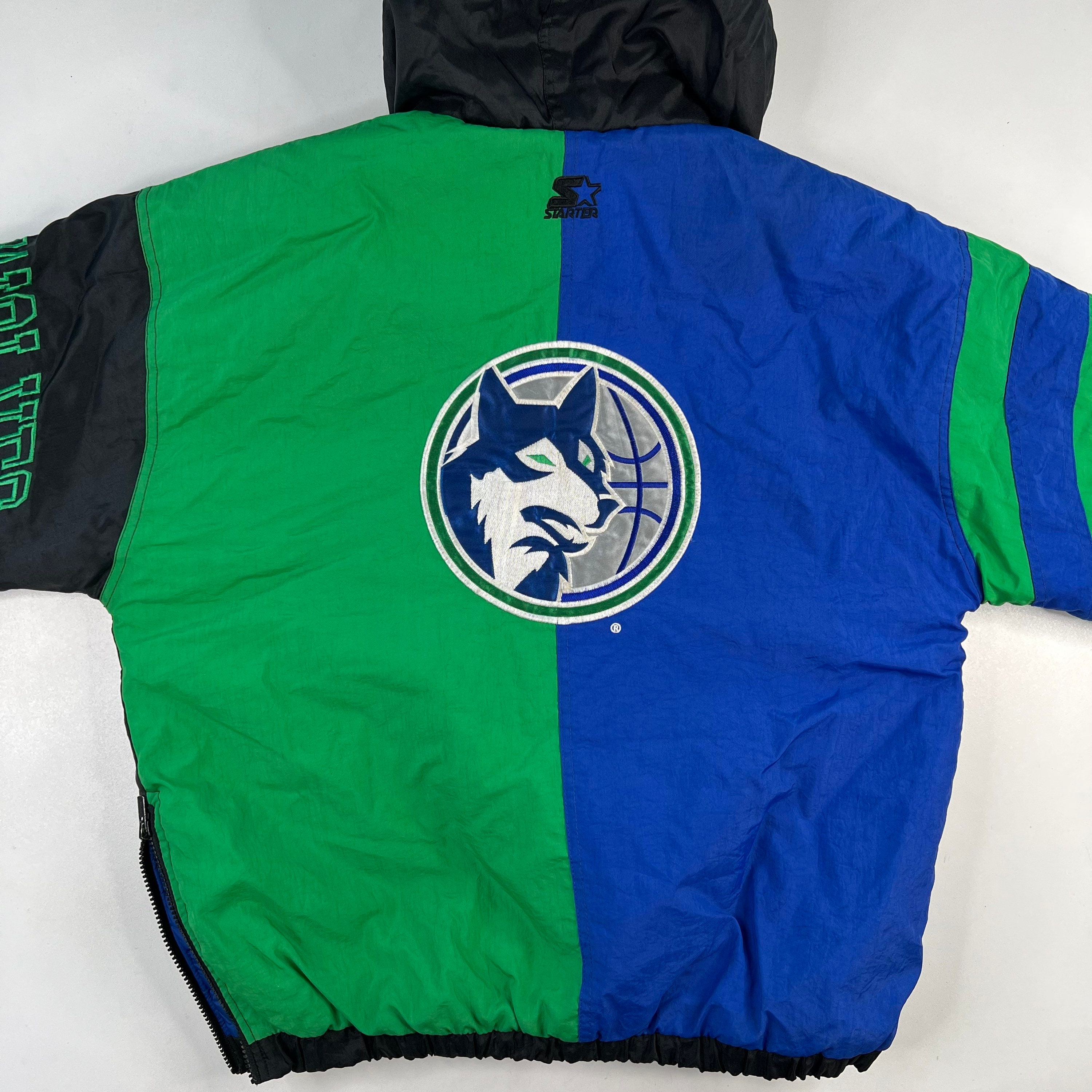 90's Minnesota Timberwolves NBA Pullover Puffy Jacket - Etsy Finland
