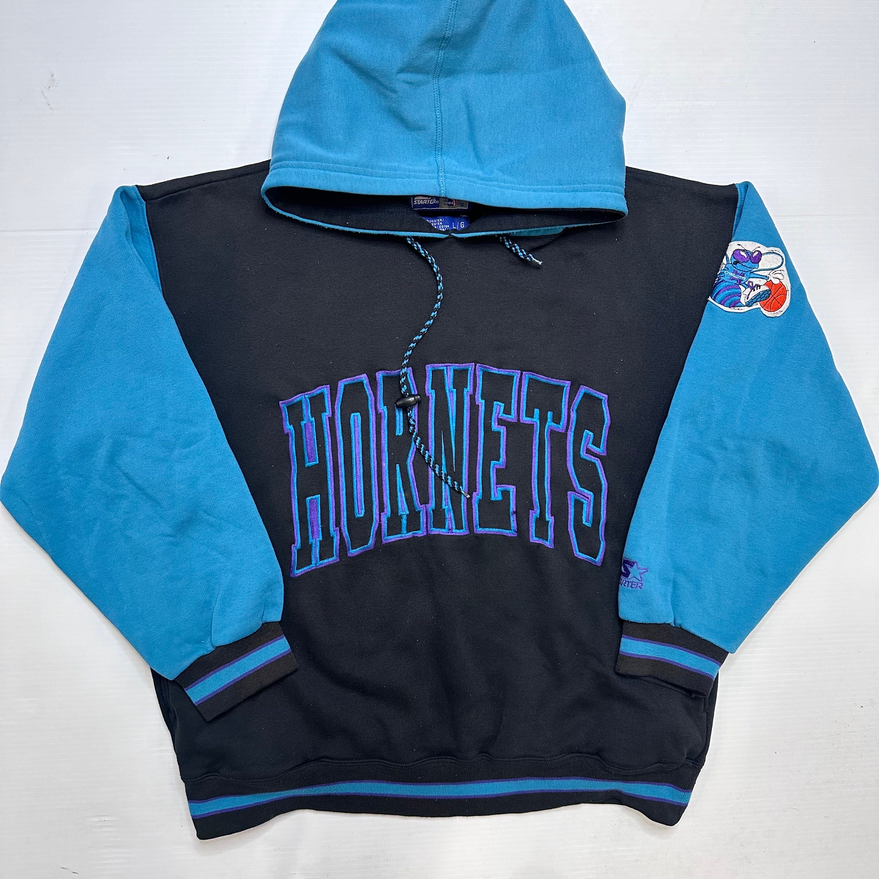 90s Charlotte Hornets Starter Hoodie Sz L (A2944) - Etsy