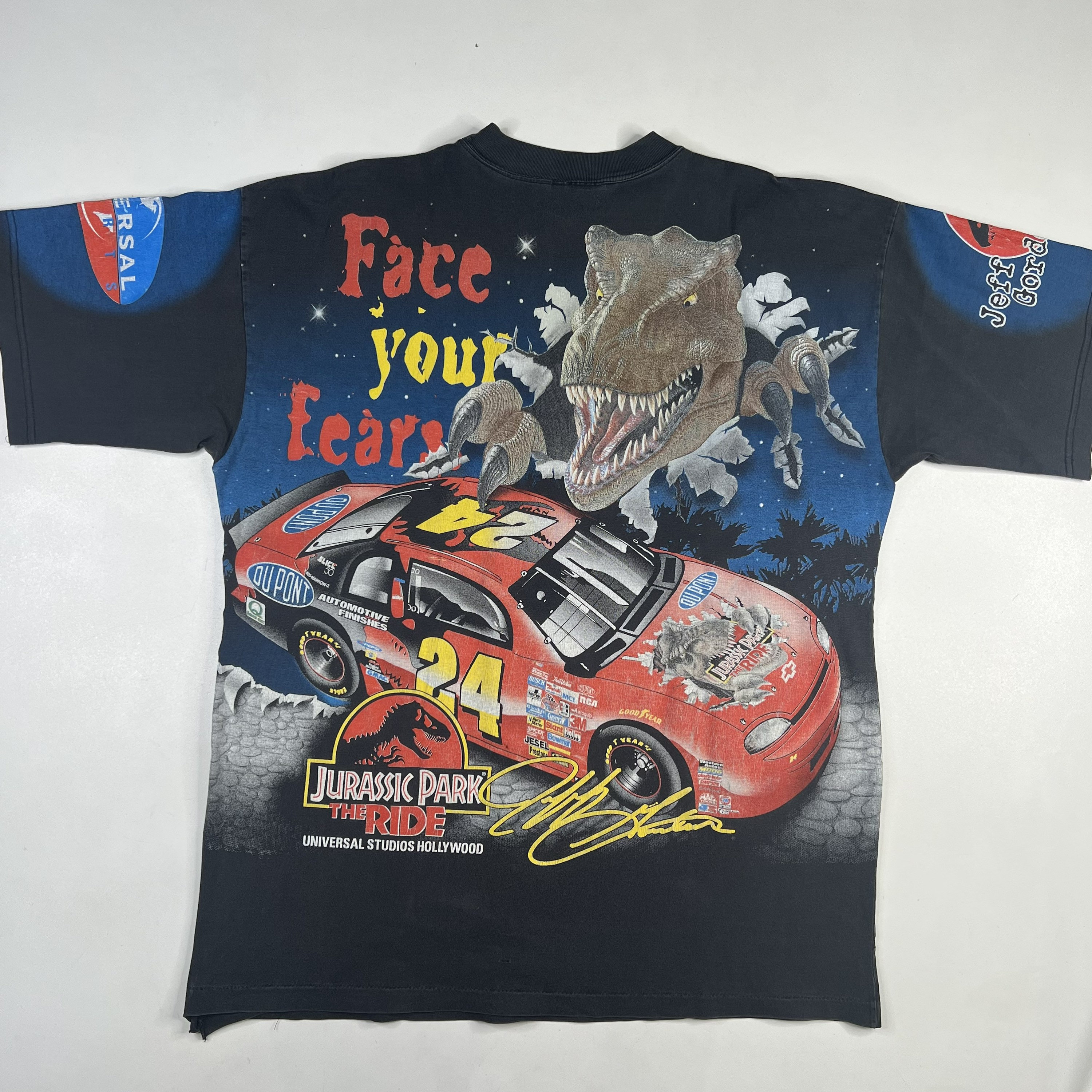 1997 Jurassic Park Jeff Gordon Nascar T-shirt Men's XL - Etsy UK