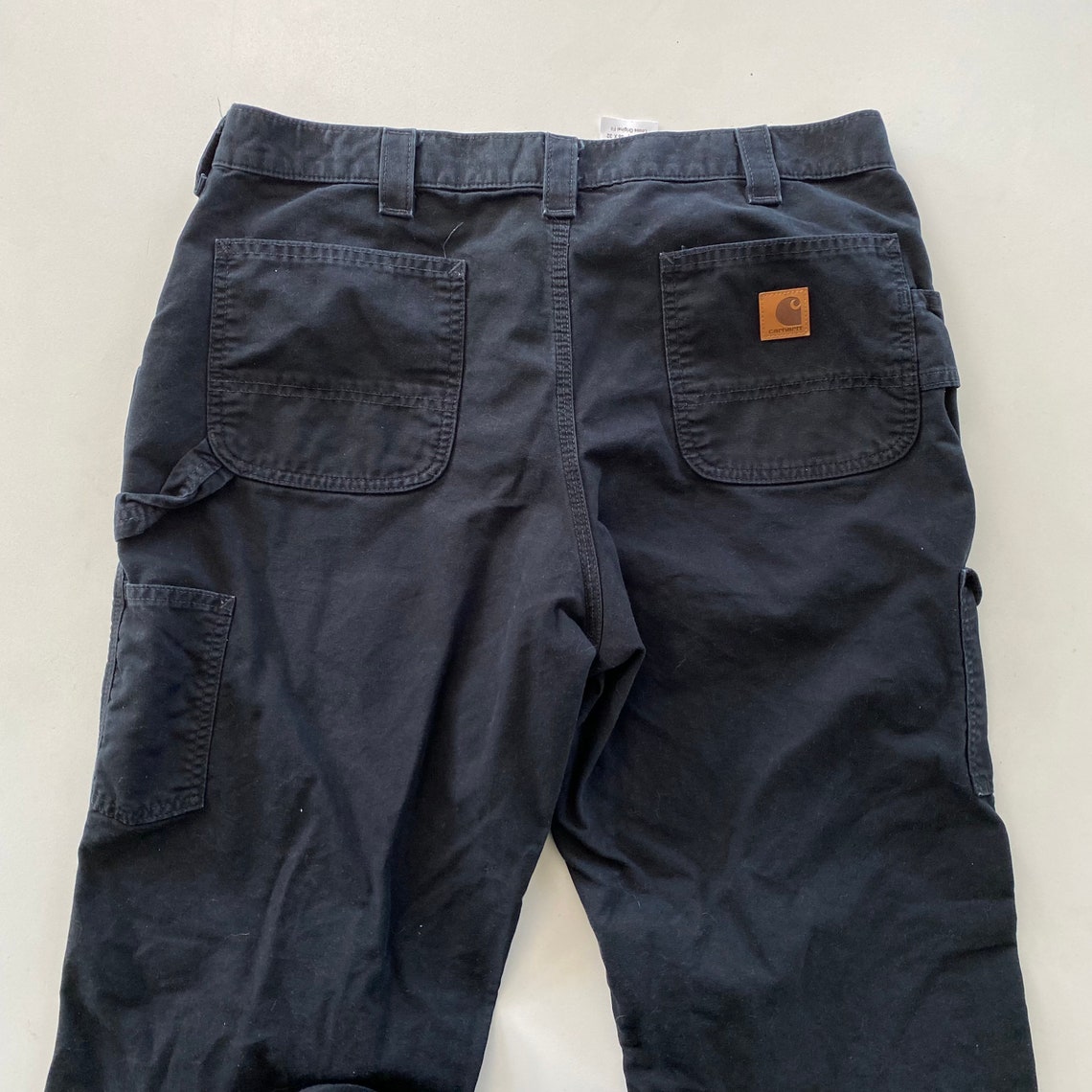 Carhartt Black Loose Original Fit Work Pants 38 x 32 B151-BLK | Etsy