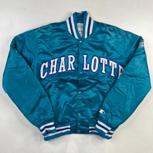 Charlotte Hornets Satin Starter Jacket Etsy Ireland