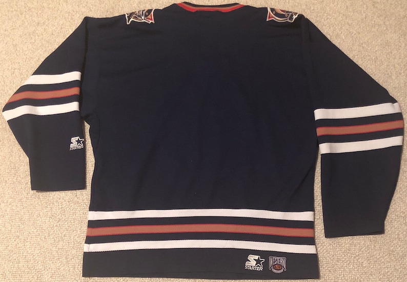 Starter Edmonton Oilers Jersey Mens XL
