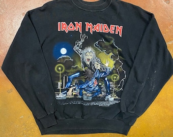 1990 Iron Maiden Sweater Europe Tour Men’s Large