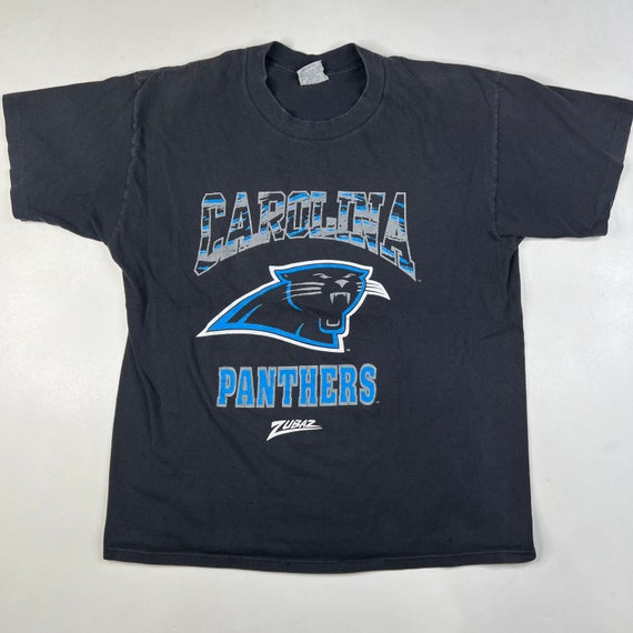 90’s Carolina Panthers Zubaz T-shirt Sz L (X278) - image 1