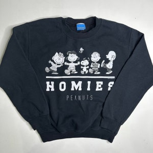 00’s Peanuts Gang “HOMIES” Crewneck Sz S (A1187)