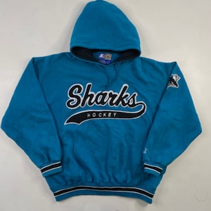 90s San Jose Sharks Starter Hoodie Size L