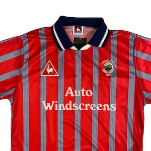 1997 Linfield F.C. Le Coq Sportif Soccer Jersey Sz L (A1597)