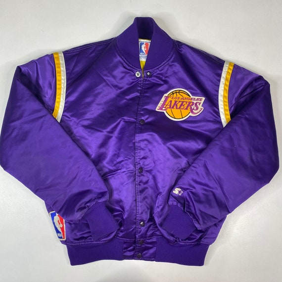 lakers starter jacket xl