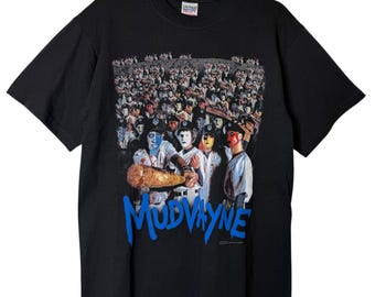 mudvayne バンドTシャツ ヴィンテージ Vintage Mudvayne American Heavy Metal Black Xlarge T Shirt Music