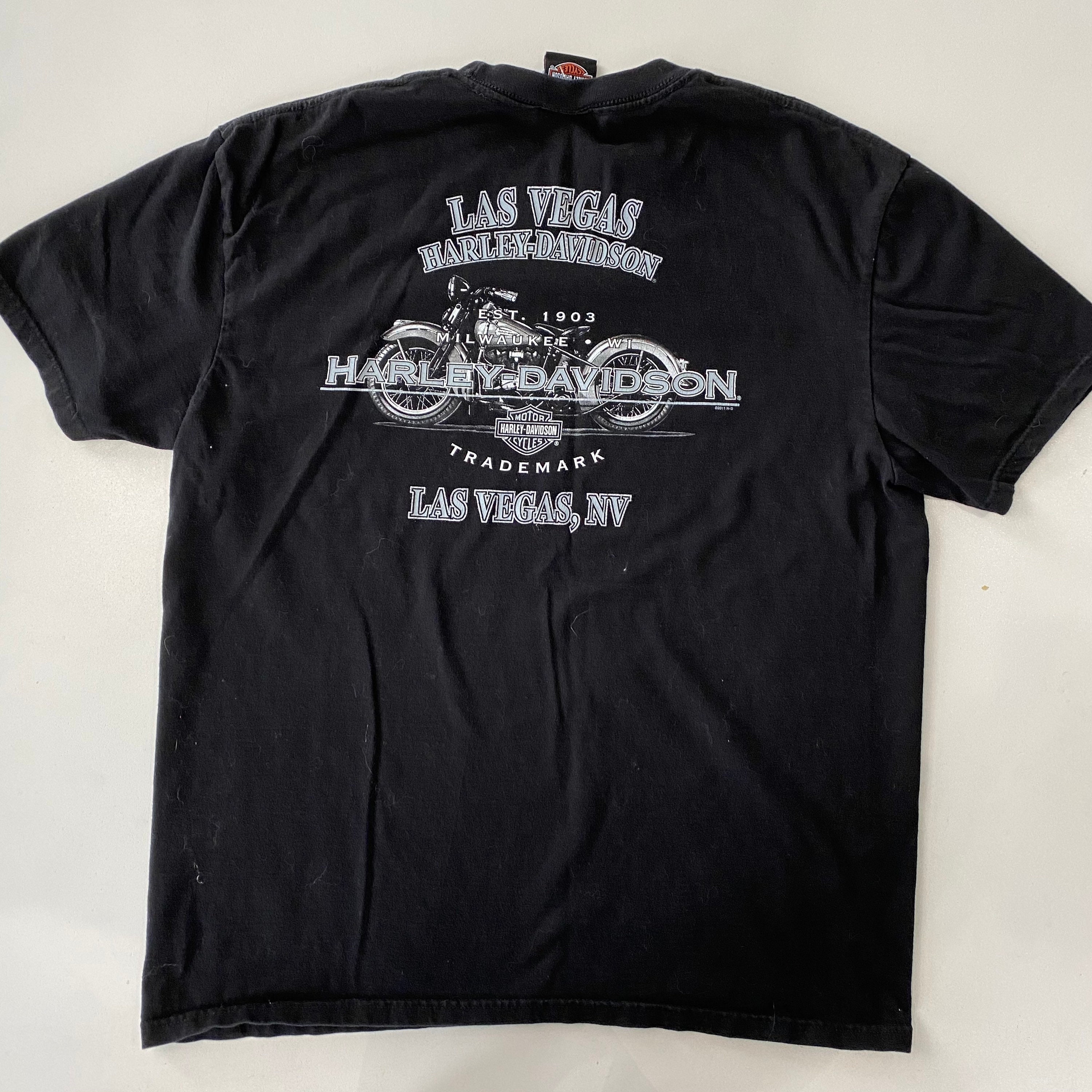 2011 Harley Davidson Las Vegas T-Shirt Men's XL | Etsy
