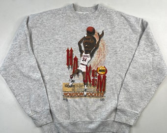 90s Hakeem Olajuwon Houston Rockets Sweatshirt size Large