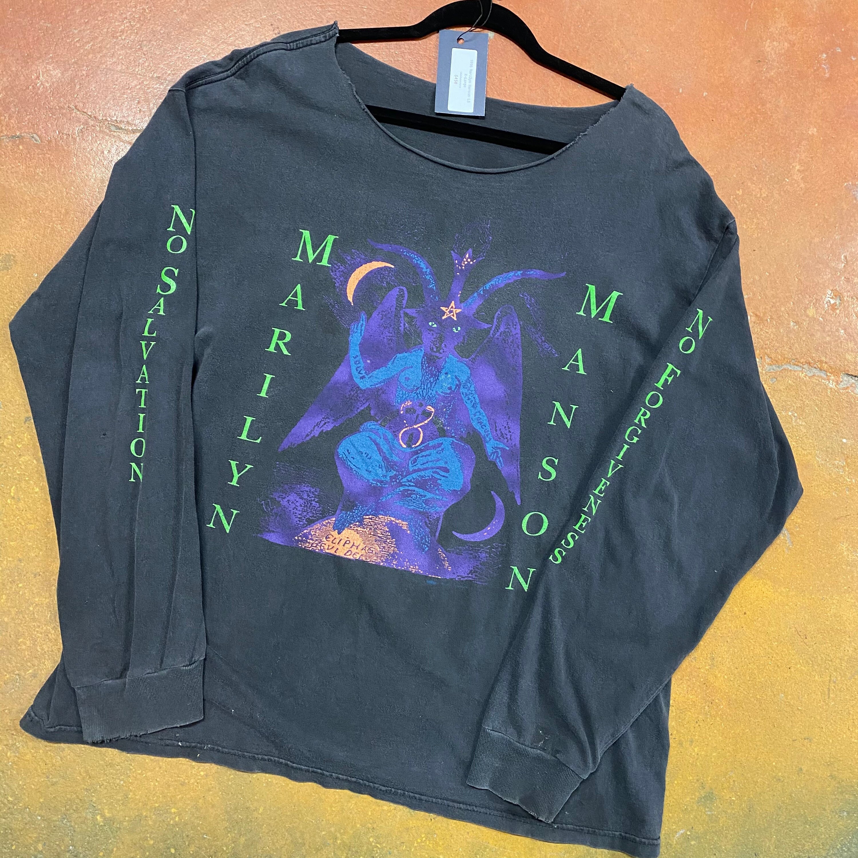 Marilyn manson long sleeve shirt Clearance