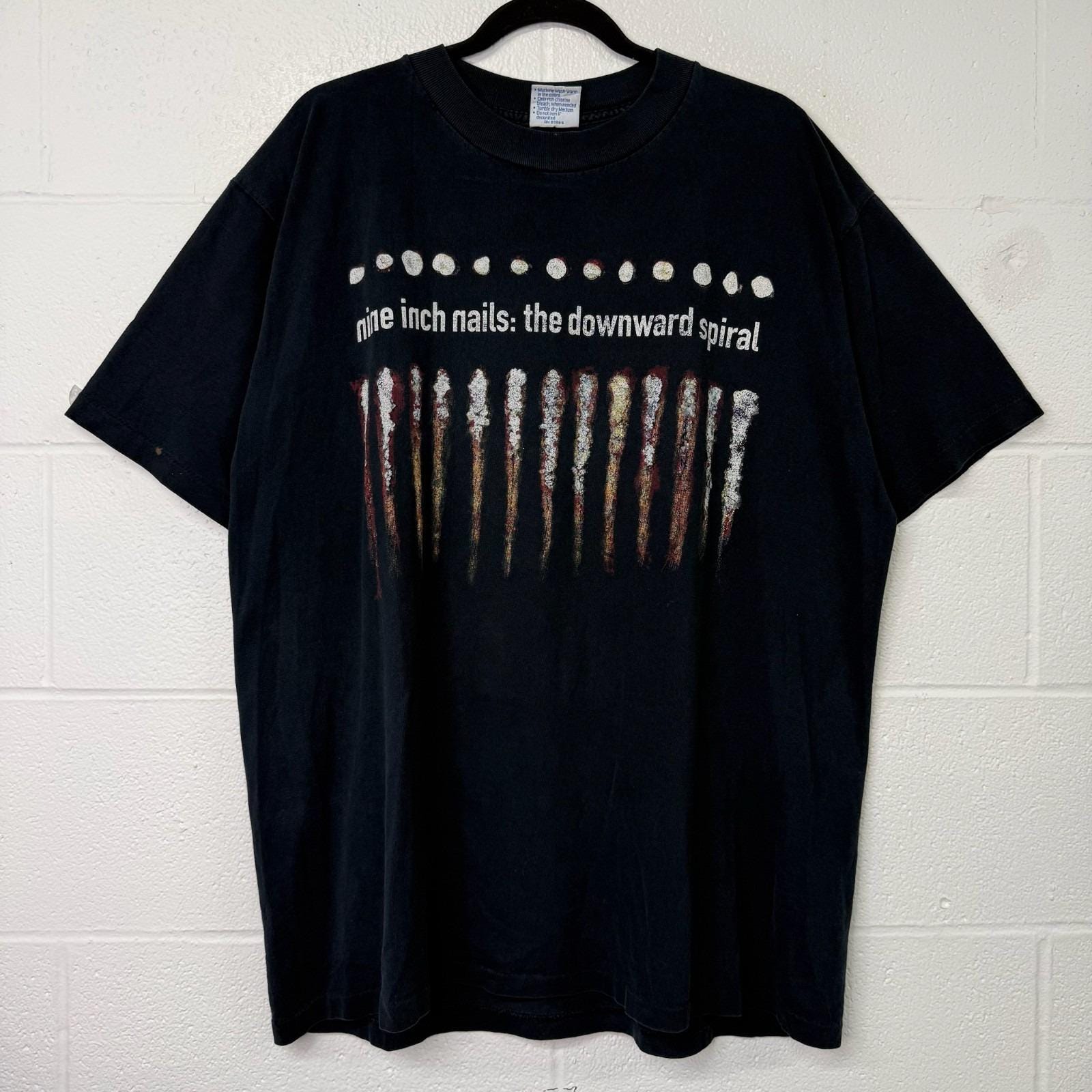Vintage nine inch nails downward spiral t shirt - Etsy 日本