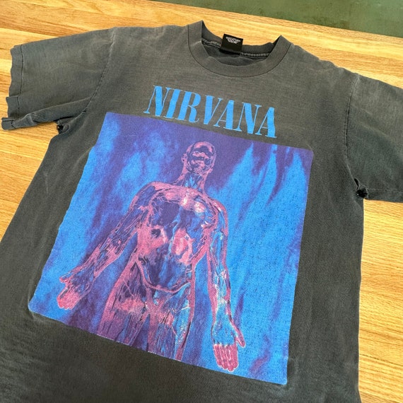 90’s Nirvana Sliver T-shirt Sz L (A727) Vintage - image 1