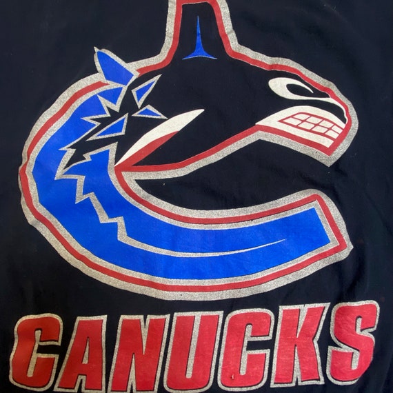 90s Vancouver Canucks T-shirt Sz XL (a630) - image 2