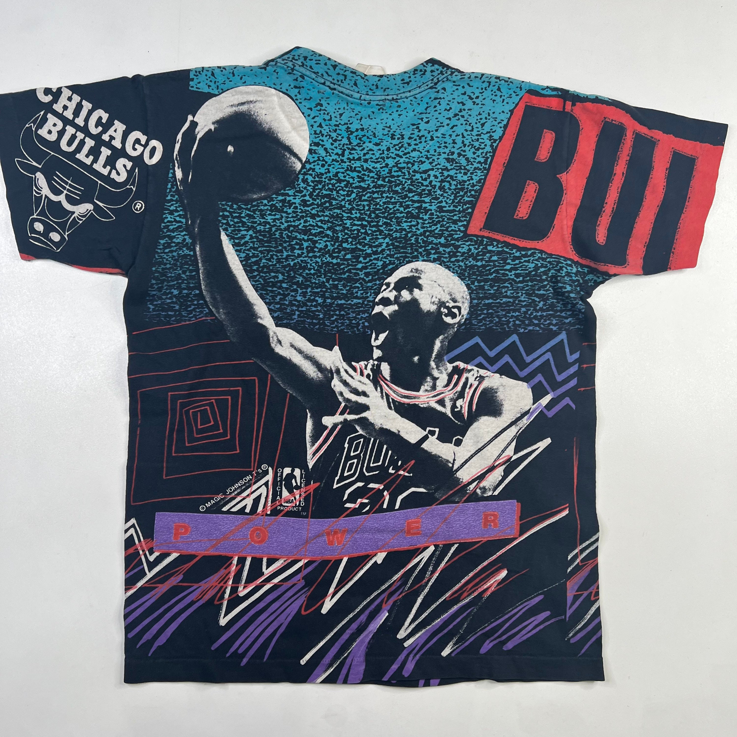 Sada O después teléfono 90's Michael Jordan Magic Johnson T's AOP T-Shirt Sz - Etsy España