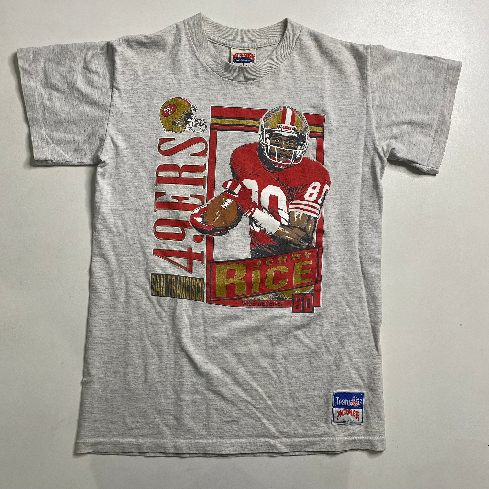 1991 Jerry Rice 49ers Stats T-shirt