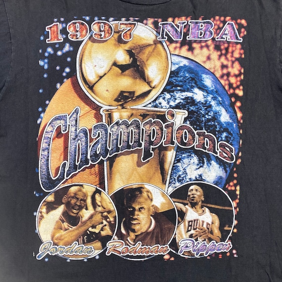 1997 Chicago Bulls Bootleg Rap T Sz XXL - Etsy
