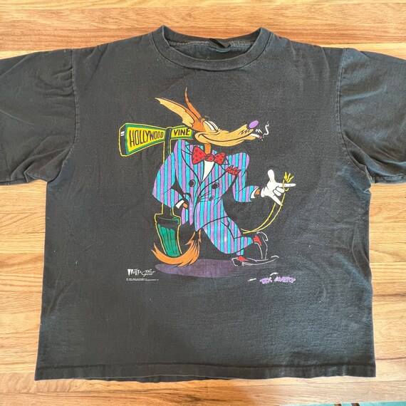 90s Wood & Wolf スタジャン ネイビー 5 1990 Tex Avery Big Bad Wolf T-shirt Sz XL (4256) - Etsy