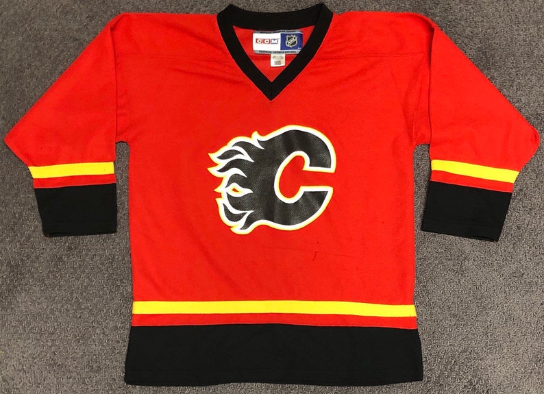 calgary flames ccm jersey