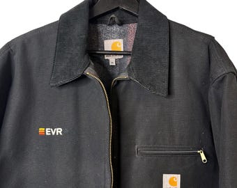 Vintage Carhartt Detroit Jacket Black Men's Sz M - Etsy