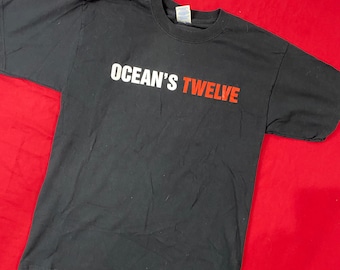 2004 Ocean's Twelve Movie Promo T-Shirt Men's Large