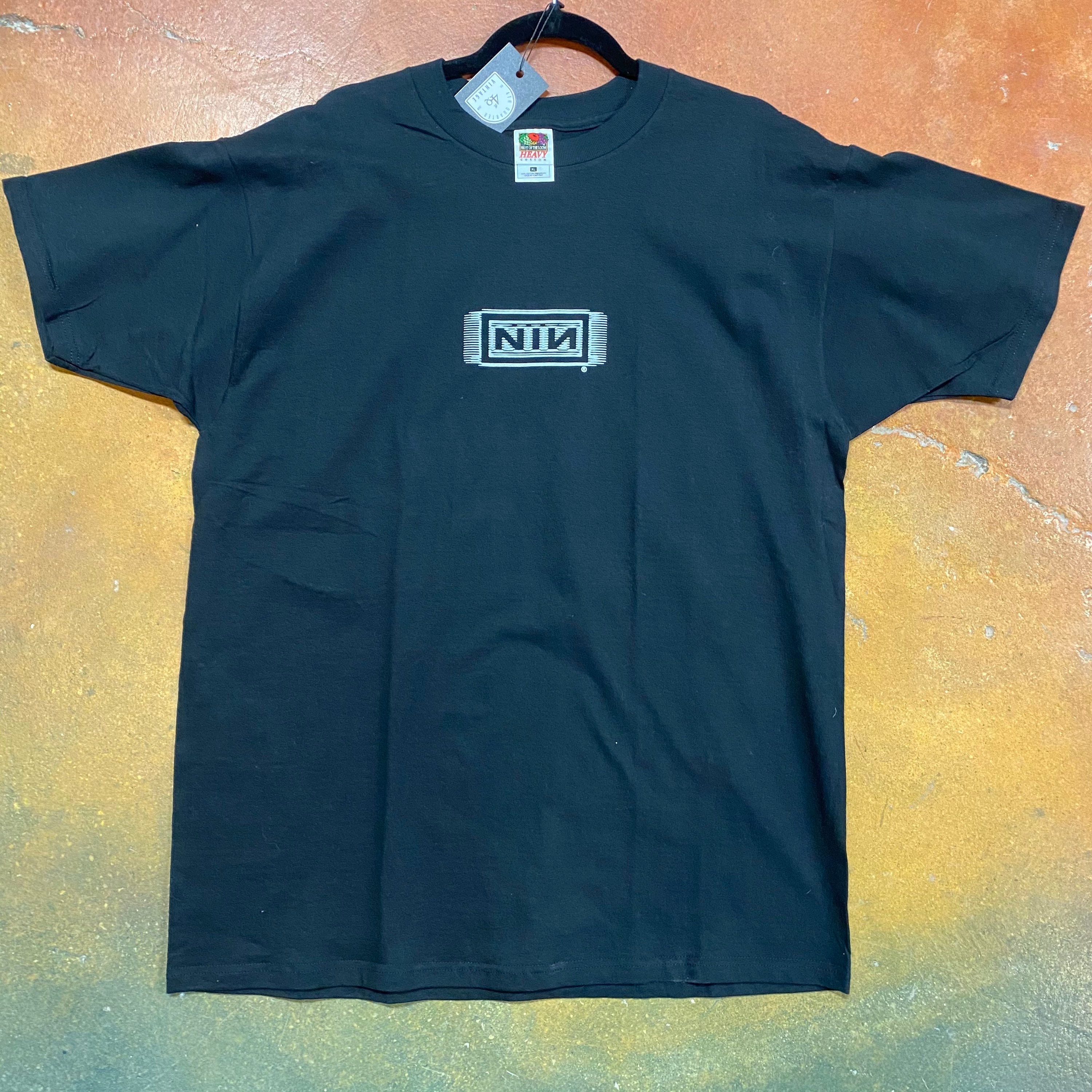 90s Nine Inch Nails Reflective Box Logo T-shirt Men's XL - Etsy 90s Nine Inch Nails Reflective Box Logo T-shirt Men's XL - Etsy