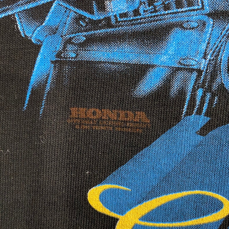 80s HONDA Gold Wing Motorcycle T-Shirt Men\u2019s Large