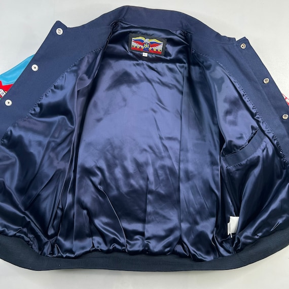 1993 Toronto Bluejays Jeff Hamilton World Champion Bomber Jacket