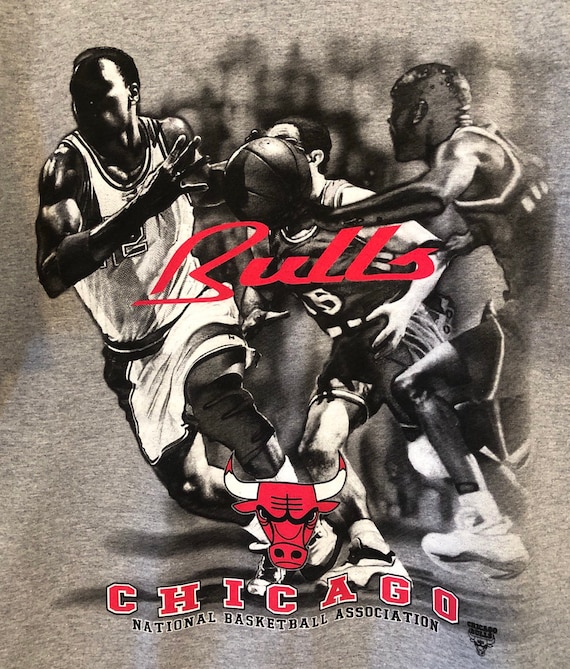 90s Chicago Bulls T-shirt Mens Large