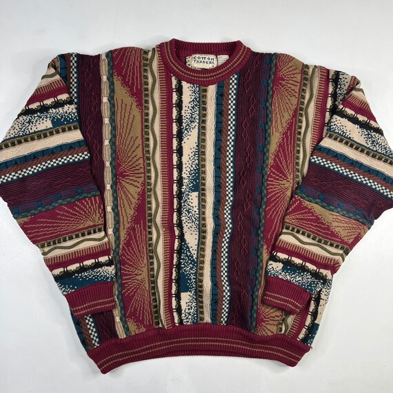 90s Coogi Inspired Colorful Knit 
