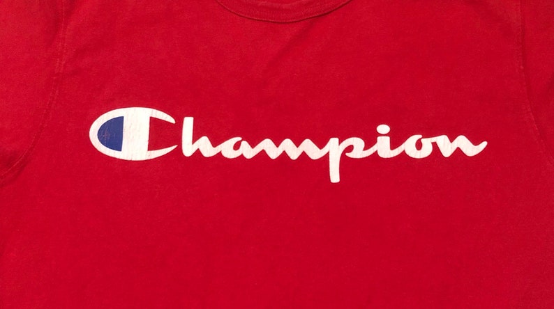 90s Champion Big Logo T-shirt Mens Medium