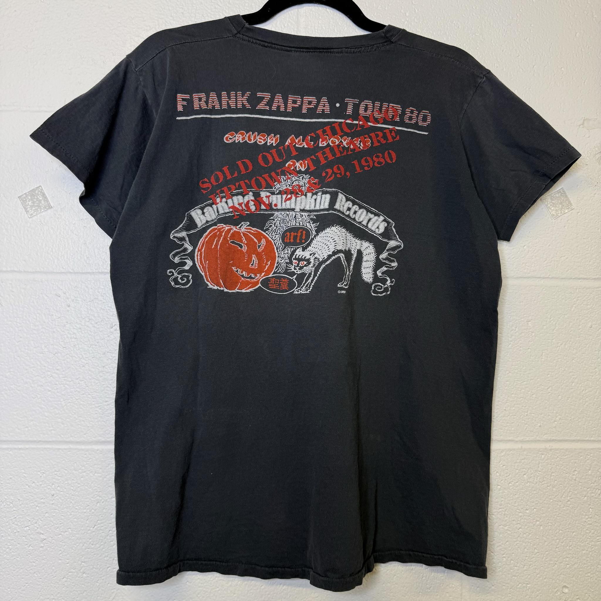 1980 Frank Zappa Barking Pumpkin Tour T-shirt Sz M (B2282) - Etsy