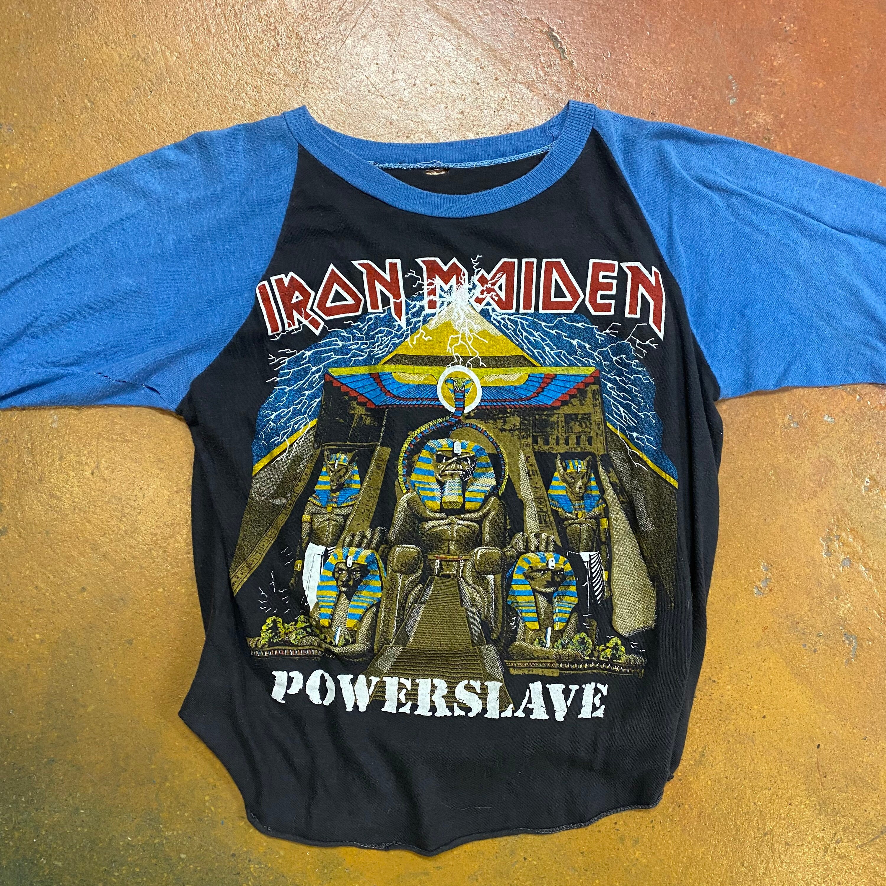 Vintage Iron Maiden Powerslave T-shirt - Etsy