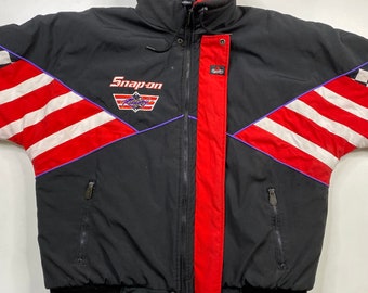 90's Snap on Racing Jacket Size XL