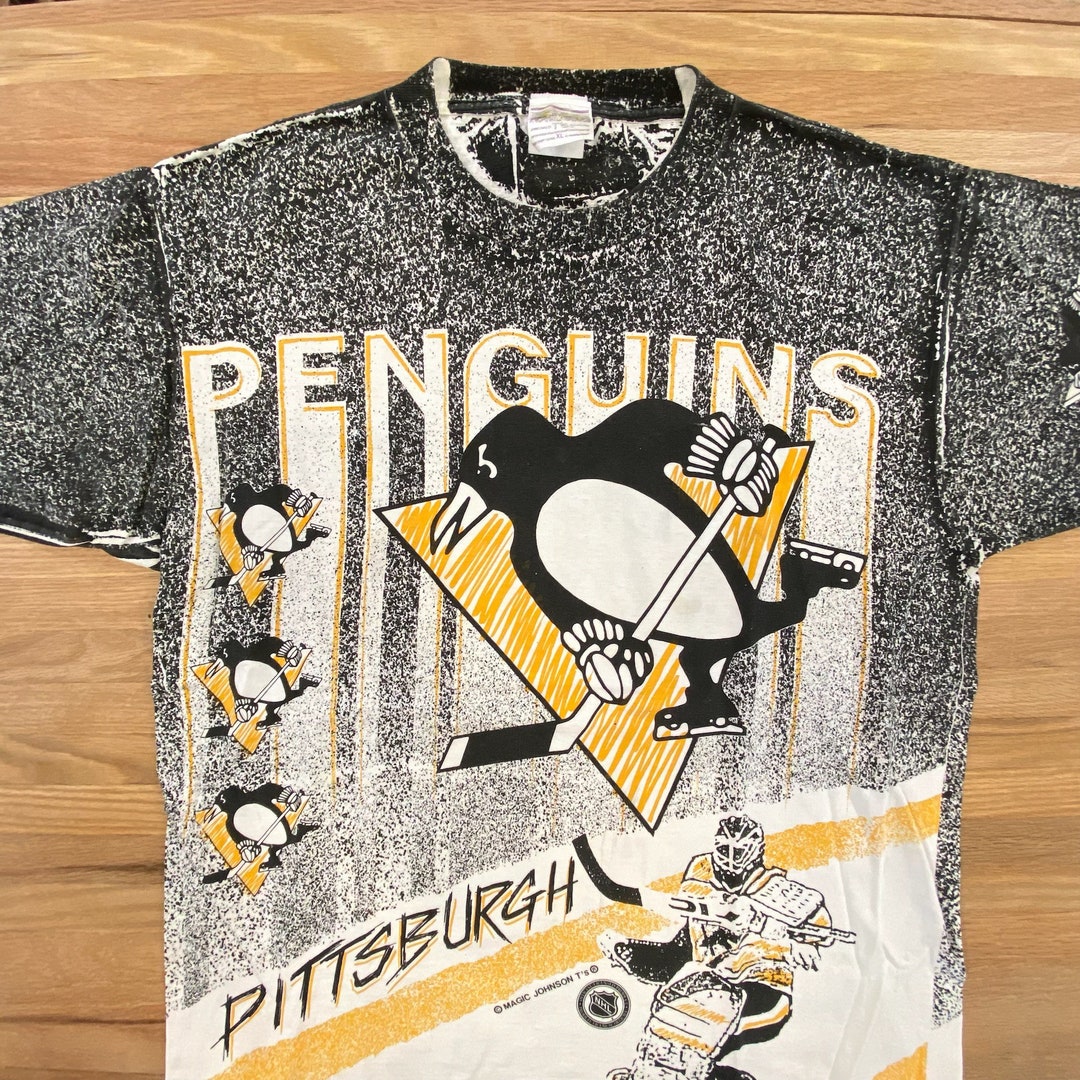 Vintage Starter NHL Pittsburgh Penguins Zip Up Jacket Sz XL - F As In Frank Vint