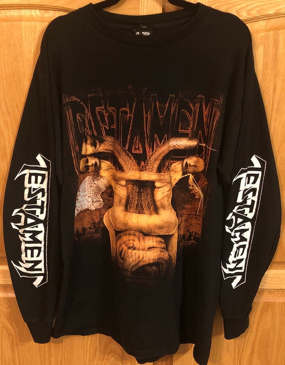 1999 Testament Camiseta de manga larga XL Etsy España