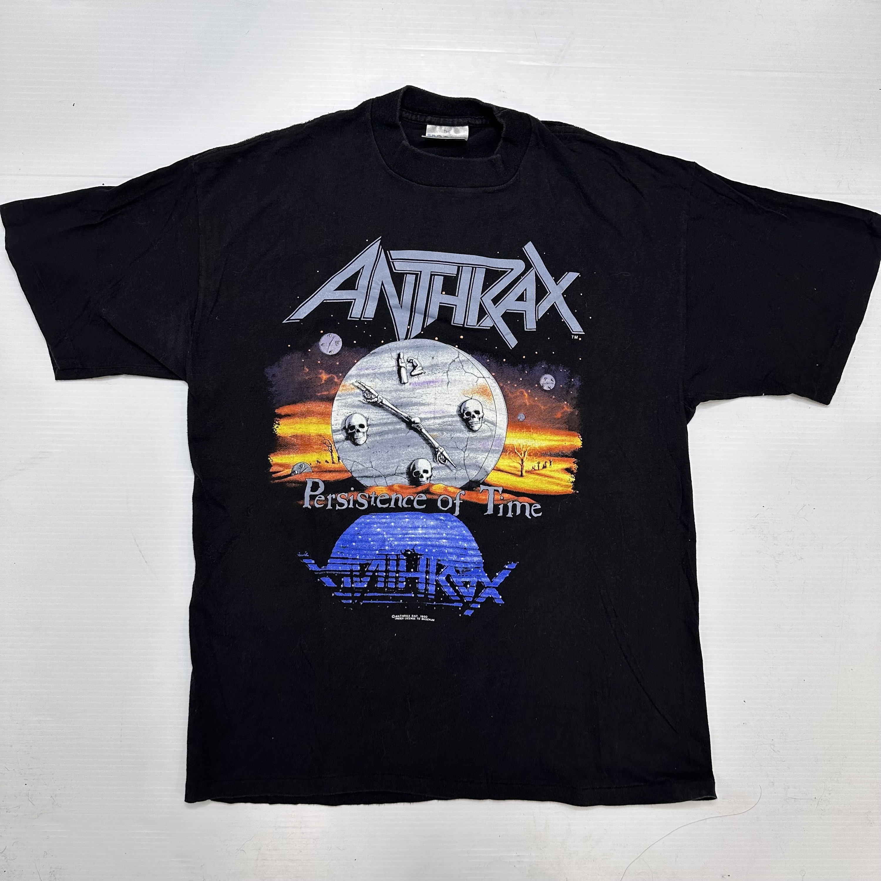 ANTHRAX BROCKUM パーシステンス・オブ・タイム Tシャツ 1990 ANTHRAX BROCKUM パーシステンス・オブ・タイム Tシャツ 1990