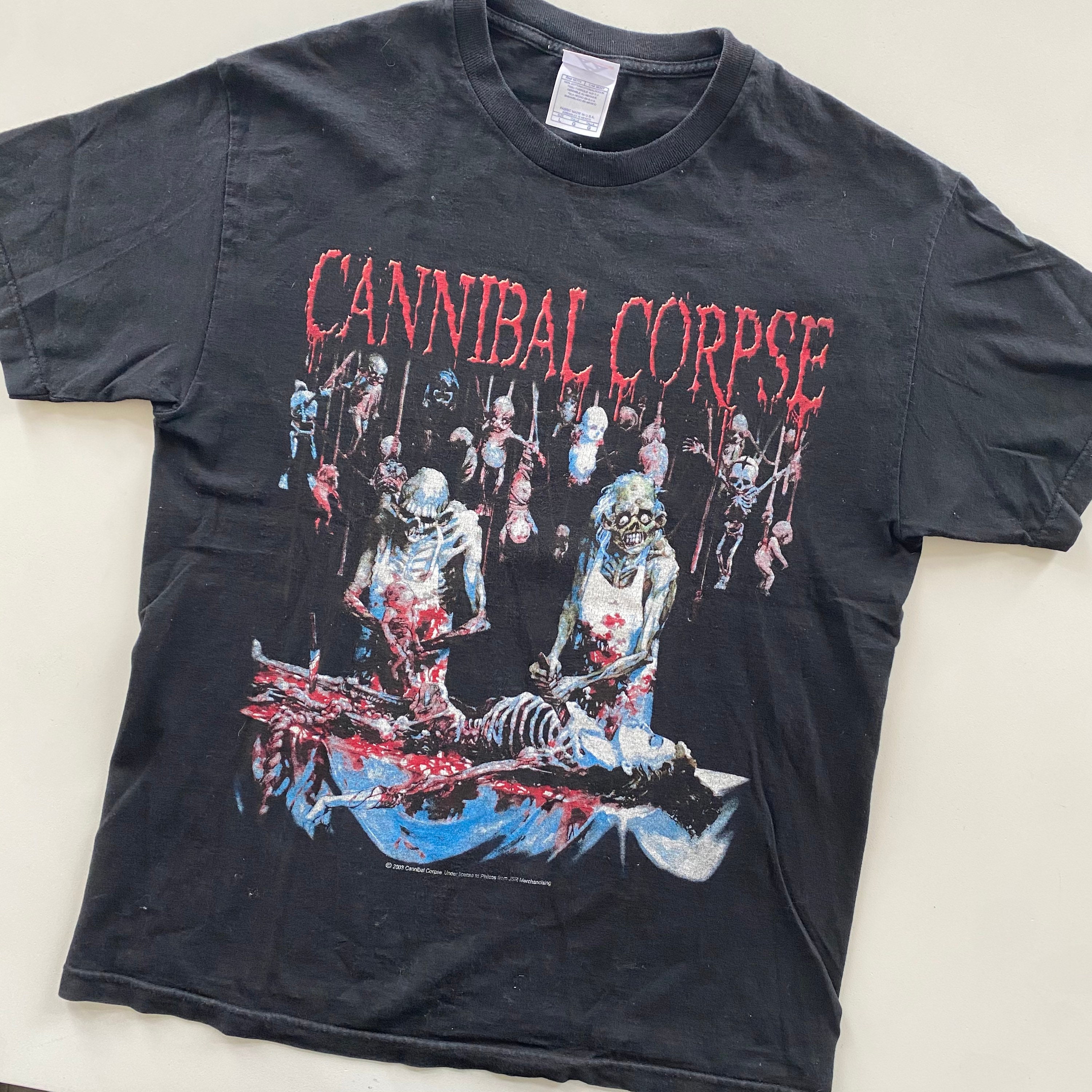 cannibal corpse old logo t shirt